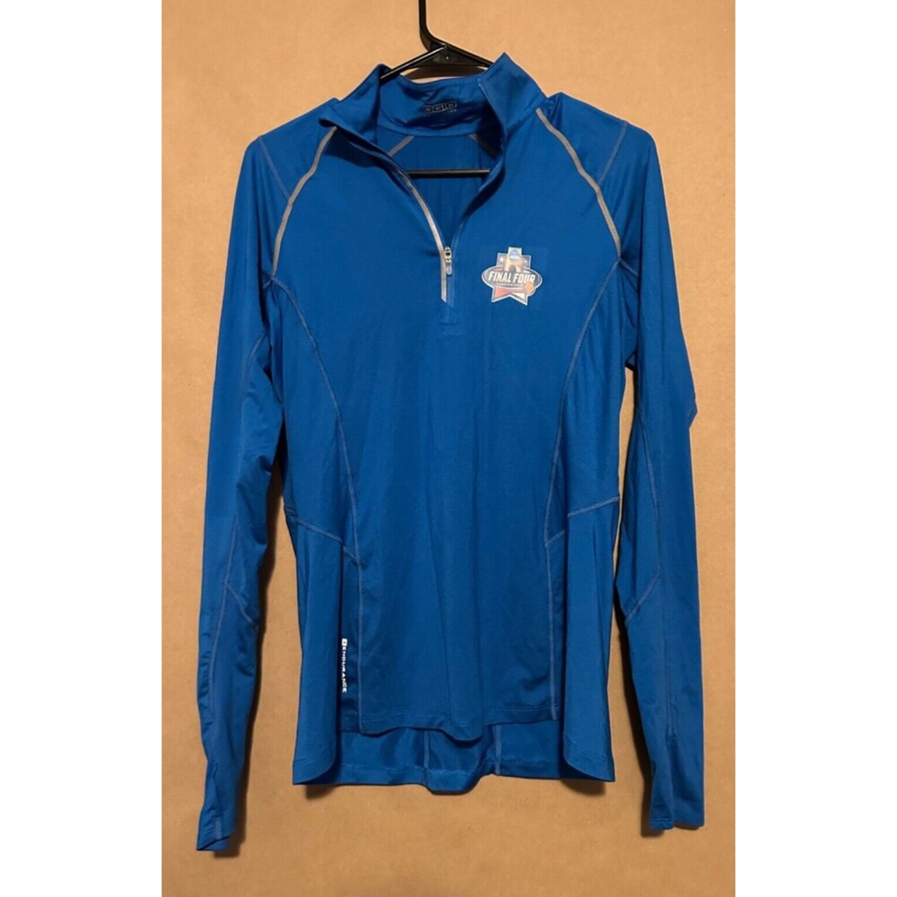 Ogio Endurance 1/4 Zip Pullover Medium Shirt Vented Blue NCAA Final Four